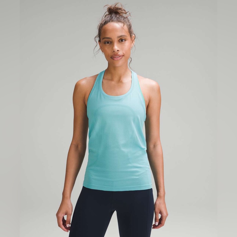 Lululemon Swiftly Tech Racerback Tank Top - Teal Blue- Size 6
